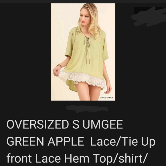 NWT UMGEE Tunic top blouse boho style - Picture 4 of 5